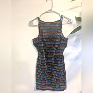 Multicolor Striped Women's Dress
